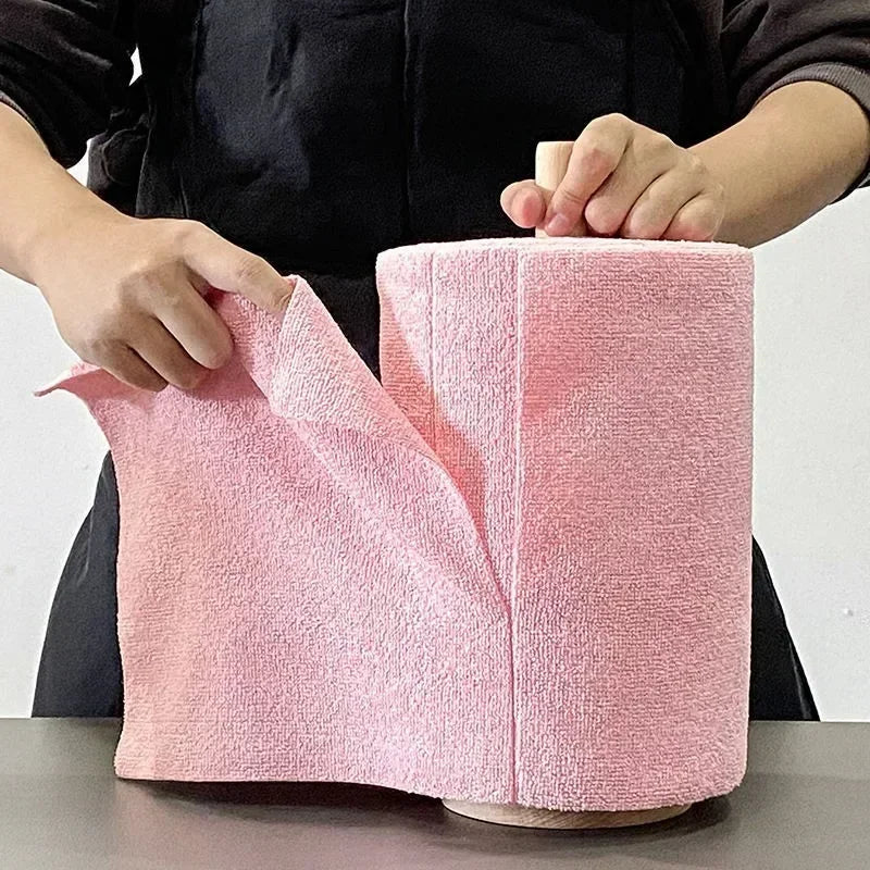 Reusable Microfiber Kitchen Cleaning Roll