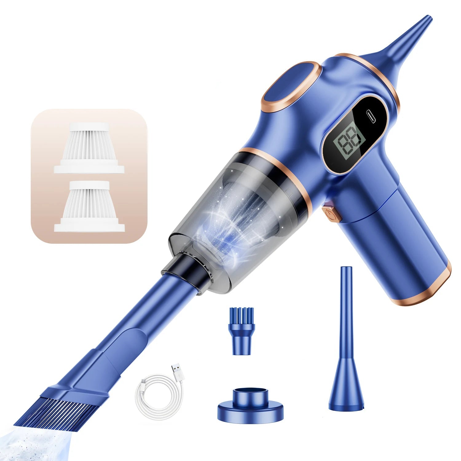 Wireless Mini Car Vacuum