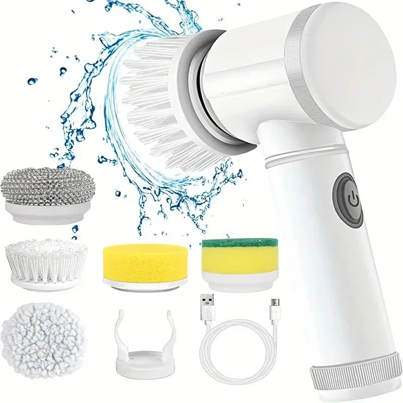 Cordless Electric Spin Scrubber 2025