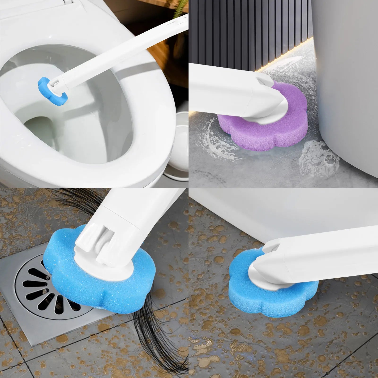 Disposable Toilet Brush Cleaning Kit