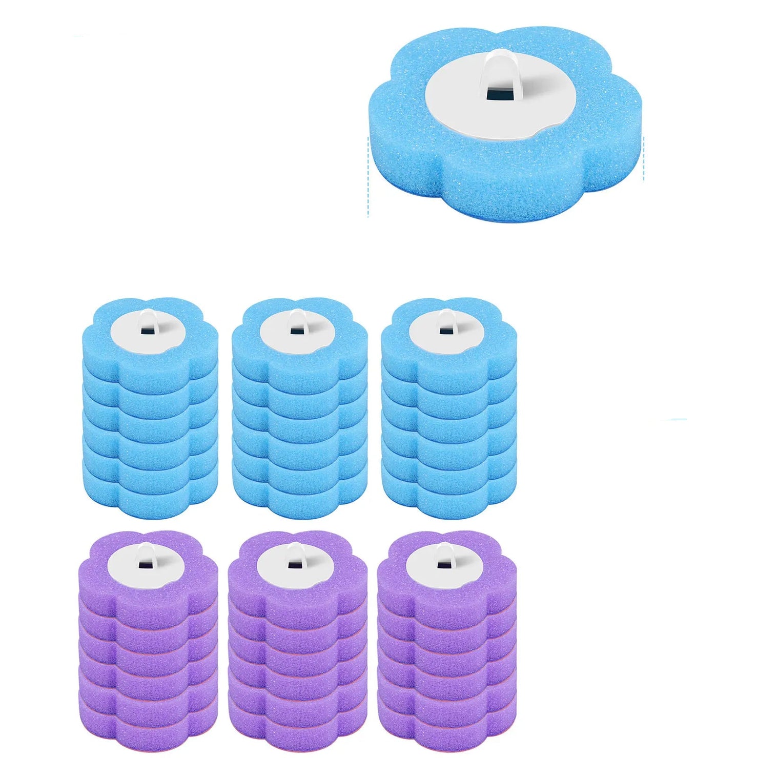 Disposable Toilet Brush Cleaning Kit